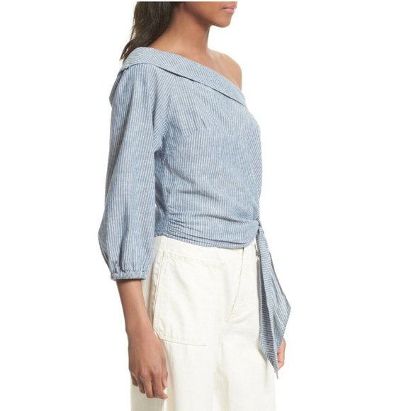 NEW Free People One Shoulder Top Size 8 - Picture 2 of 4